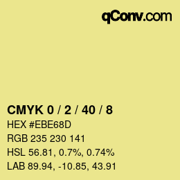 Color code: CMYK 0 / 2 / 40 / 8 | qconv.com
