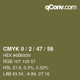 Color code: CMYK 0 / 2 / 47 / 58 | qconv.com