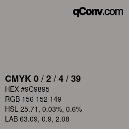 Color code: CMYK 0 / 2 / 4 / 39 | qconv.com
