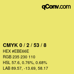 Color code: CMYK 0 / 2 / 53 / 8 | qconv.com