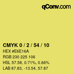Color code: CMYK 0 / 2 / 54 / 10 | qconv.com
