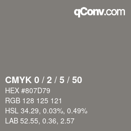 Color code: CMYK 0 / 2 / 5 / 50 | qconv.com