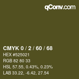 Color code: CMYK 0 / 2 / 60 / 68 | qconv.com