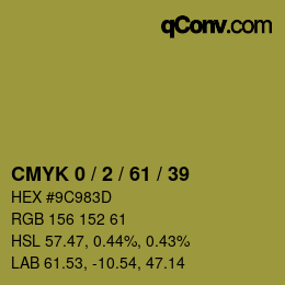 Color code: CMYK 0 / 2 / 61 / 39 | qconv.com