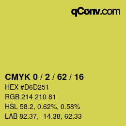 Color code: CMYK 0 / 2 / 62 / 16 | qconv.com