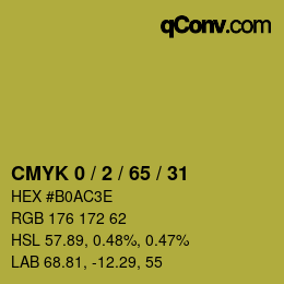 Color code: CMYK 0 / 2 / 65 / 31 | qconv.com