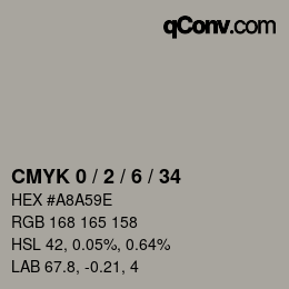 Color code: CMYK 0 / 2 / 6 / 34 | qconv.com