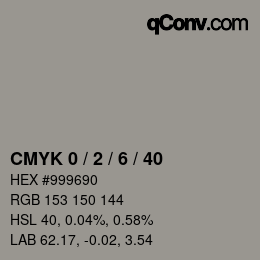 Color code: CMYK 0 / 2 / 6 / 40 | qconv.com