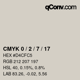 Color code: CMYK 0 / 2 / 7 / 17 | qconv.com