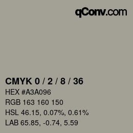 Color code: CMYK 0 / 2 / 8 / 36 | qconv.com