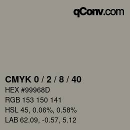 Color code: CMYK 0 / 2 / 8 / 40 | qconv.com