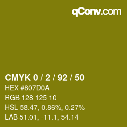Color code: CMYK 0 / 2 / 92 / 50 | qconv.com