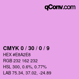 Color code: CMYK 0 / 30 / 0 / 9 | qconv.com