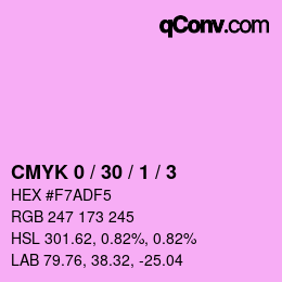 Color code: CMYK 0 / 30 / 1 / 3 | qconv.com