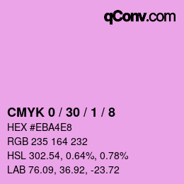 カラーコード: CMYK 0 / 30 / 1 / 8 | qconv.com