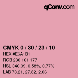 Color code: CMYK 0 / 30 / 23 / 10 | qconv.com