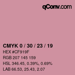 Color code: CMYK 0 / 30 / 23 / 19 | qconv.com