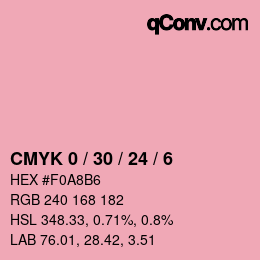 Color code: CMYK 0 / 30 / 24 / 6 | qconv.com