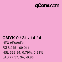 Color code: CMYK 0 / 31 / 14 / 4 | qconv.com