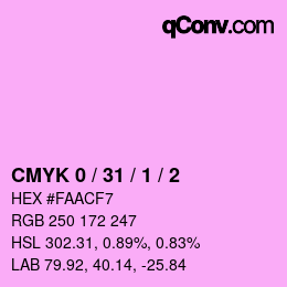 Color code: CMYK 0 / 31 / 1 / 2 | qconv.com