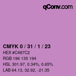 Color code: CMYK 0 / 31 / 1 / 23 | qconv.com