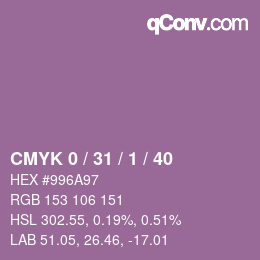 Color code: CMYK 0 / 31 / 1 / 40 | qconv.com