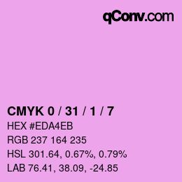 Color code: CMYK 0 / 31 / 1 / 7 | qconv.com