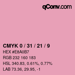 Color code: CMYK 0 / 31 / 21 / 9 | qconv.com