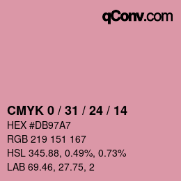 Color code: CMYK 0 / 31 / 24 / 14 | qconv.com