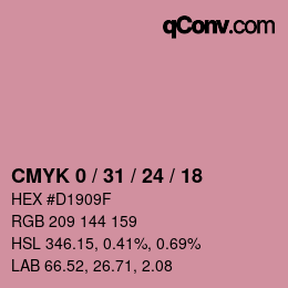 Color code: CMYK 0 / 31 / 24 / 18 | qconv.com