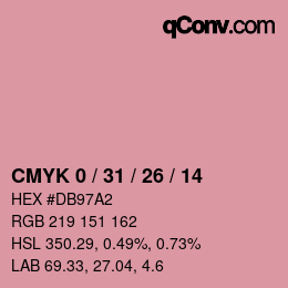 Color code: CMYK 0 / 31 / 26 / 14 | qconv.com