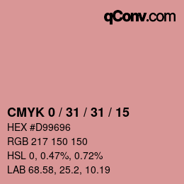 Color code: CMYK 0 / 31 / 31 / 15 | qconv.com