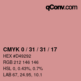 Color code: CMYK 0 / 31 / 31 / 17 | qconv.com