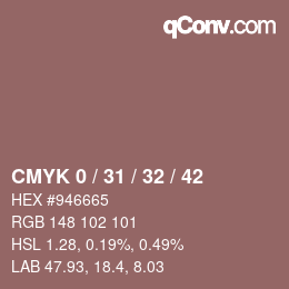 Código de color: CMYK 0 / 31 / 32 / 42 | qconv.com