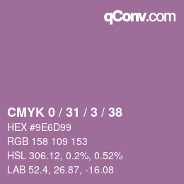 Color code: CMYK 0 / 31 / 3 / 38 | qconv.com