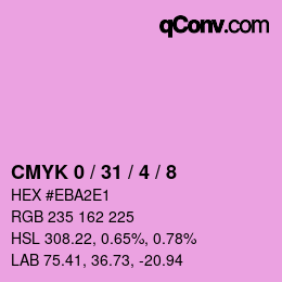 Color code: CMYK 0 / 31 / 4 / 8 | qconv.com