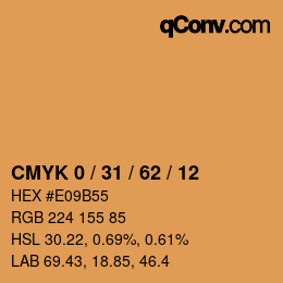 Color code: CMYK 0 / 31 / 62 / 12 | qconv.com