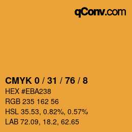 Color code: CMYK 0 / 31 / 76 / 8 | qconv.com