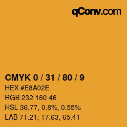 Color code: CMYK 0 / 31 / 80 / 9 | qconv.com