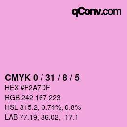 Color code: CMYK 0 / 31 / 8 / 5 | qconv.com