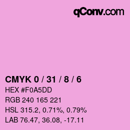 Color code: CMYK 0 / 31 / 8 / 6 | qconv.com