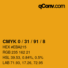 Color code: CMYK 0 / 31 / 91 / 8 | qconv.com