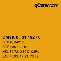 Color code: CMYK 0 / 31 / 92 / 8 | qconv.com