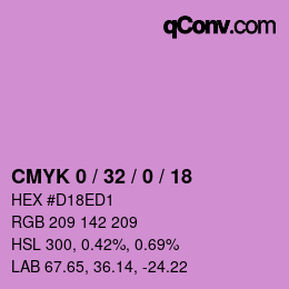 Color code: CMYK 0 / 32 / 0 / 18 | qconv.com