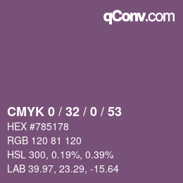 Color code: CMYK 0 / 32 / 0 / 53 | qconv.com