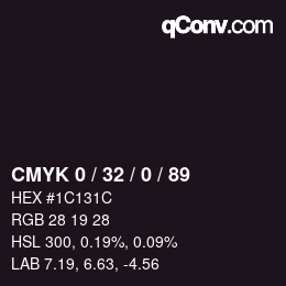 Color code: CMYK 0 / 32 / 0 / 89 | qconv.com