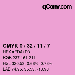 颜色代码: CMYK 0 / 32 / 11 / 7 | qconv.com