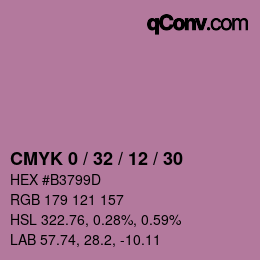 Código de color: CMYK 0 / 32 / 12 / 30 | qconv.com