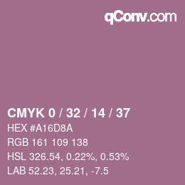 Color code: CMYK 0 / 32 / 14 / 37 | qconv.com