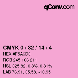 Color code: CMYK 0 / 32 / 14 / 4 | qconv.com